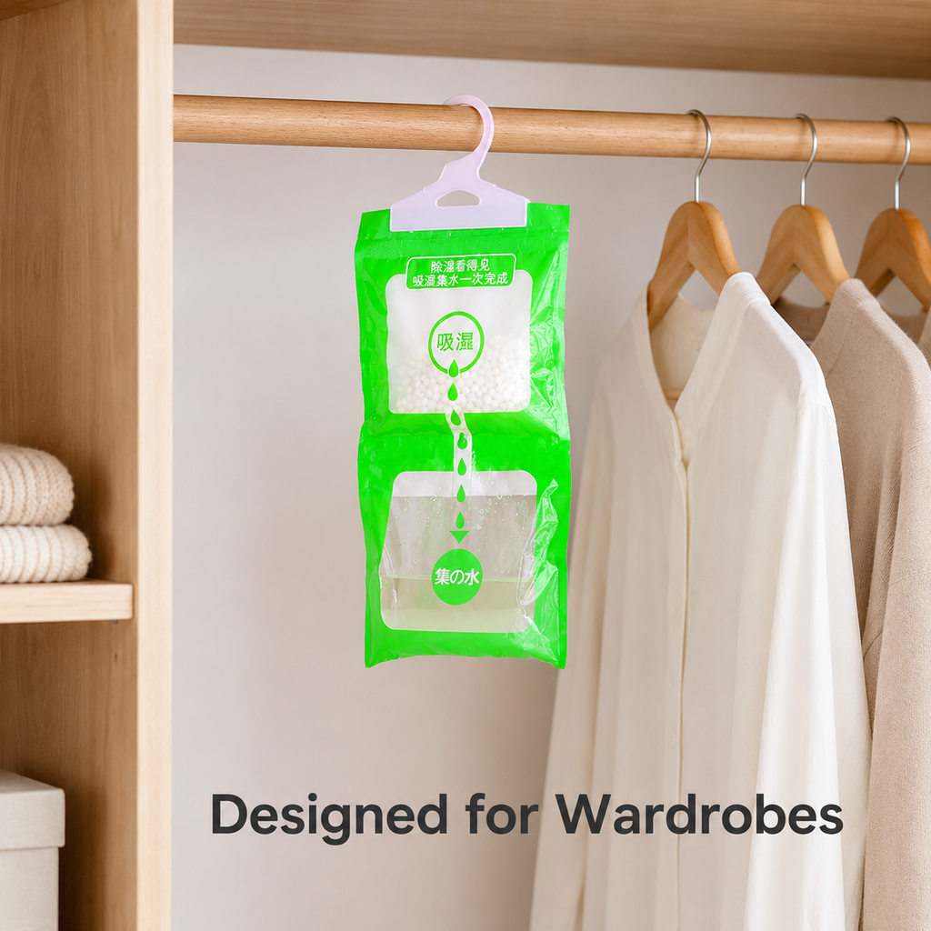 FreshHome Hanging Moisture Absorber — 5 Pack (200g)